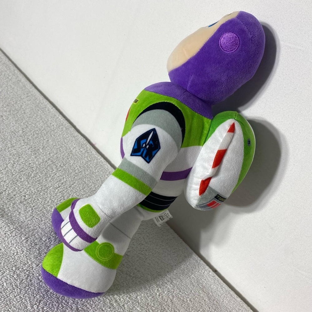 Disney Pixar Toy Story White Purple Green Buzz Lightyear Plush Toy - Picture 2 of 11